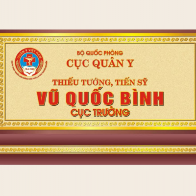 Bảng chức danh cao cấp – Tạo dấu ấn chuyên nghiệp cho không gian làm việc