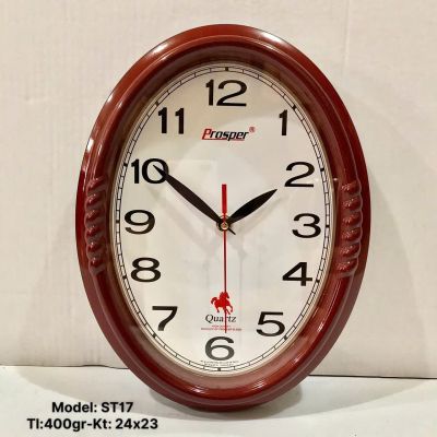 Đồng hồ treo tường ST17 in logo – Quà tặng doanh nghiệp