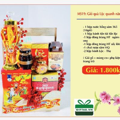 Giỏ quà tết Lộc quanh năm (MS19 - T)
