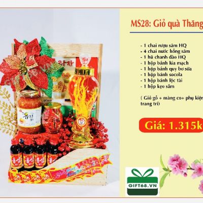 Giỏ quà tết Thăng tiến (MS28)