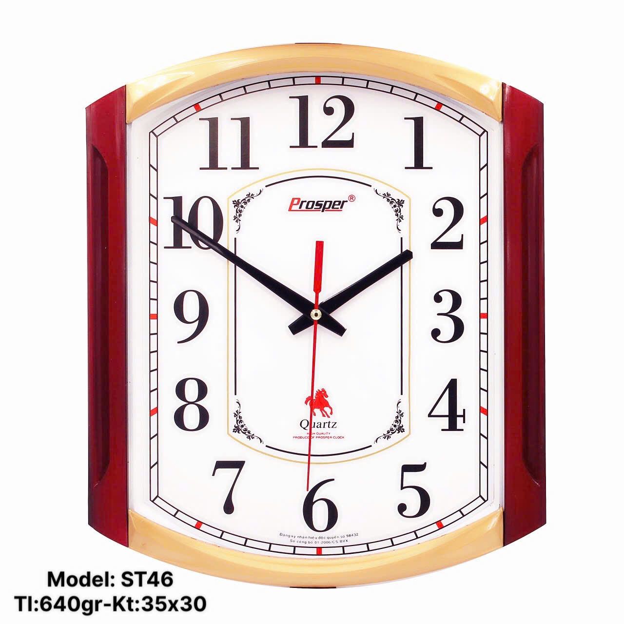 Đồng hồ treo tường ST21 in logo theo yêu cầu tại Gift68