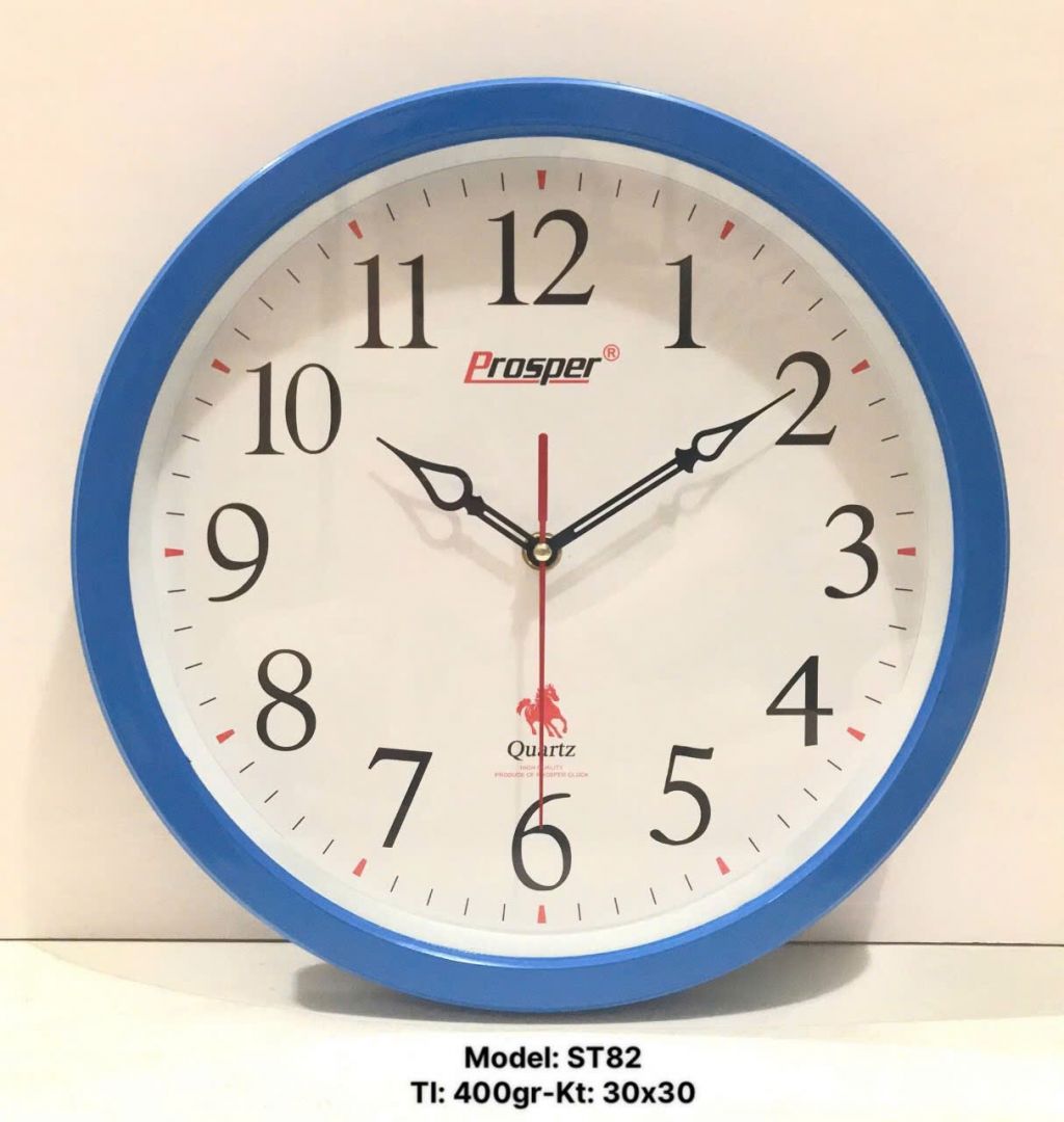 Đồng hồ treo tường ST82 in logo theo yêu cầu tại Gift68