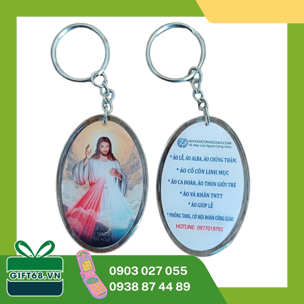 móc khóa công giáo