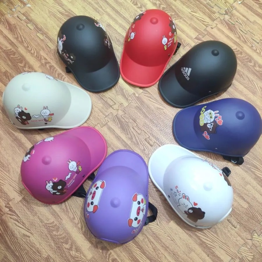 Mũ Bảo Hiểm Lưỡi Liền In Logo Làm Quà Tặng